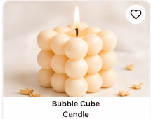Bubble Cube Candle